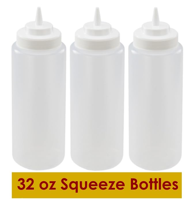 Great CredentialsÂ© Squeeze Bottles Clear Set of 3, 8-oz (8 OZ.) - Image 2